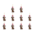 thumbnail image 1 of Adorno navideño para perro dibujos animados acrílico suministros fiesta en casa (D-1), 1 of 2