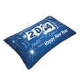 thumbnail image 3 of Junzan Happy New Year 2024 (4) Pillow Cases Standard Size, with Envelope Closure Bed Pillow Cases,14"X20", 3 of 9