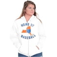 thumbnail image 4 of State of New York Home Of Baseball Zip Up Hoodie Men's Women's Brisco Brands S, 4 of 5
