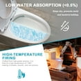 thumbnail image 6 of Bidet Toilet Ceramic One Piece Toilet for Bathroom, 12-inch Rough-In, 1.24/1.43 GPF, Dual Flush with Soft Clsoing Seat, Powerful Dual Flush MAP 800g,One Piece Toilet, 6 of 16