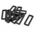 thumbnail image 1 of 10 Piezas de Hebillas de Plástico Negro para Correas de Cinta de 50 mm, 1 of 1