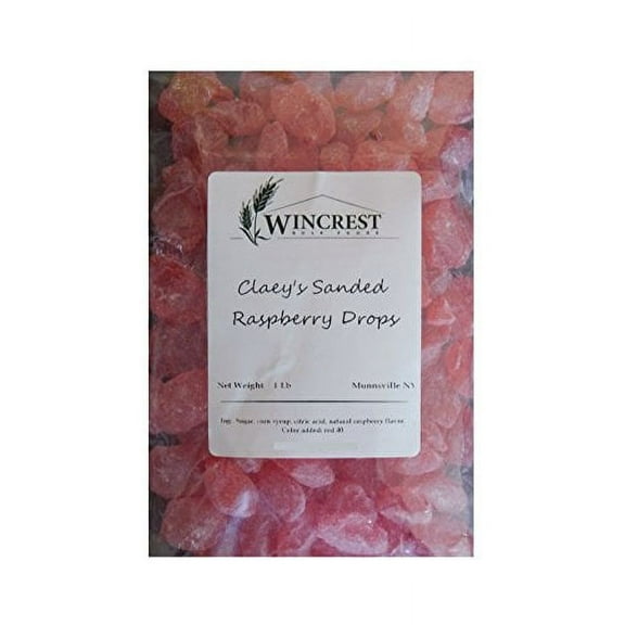 Claey's Olde Fashioned Sanded Candies (Raspberry) - 1 Lb