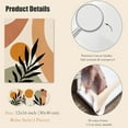 thumbnail image 3 of Boho Wall Art, Boho Room Decor, Mid-Century Modern Wall Art Print, Framed Abstract Canvas Art Prints Sun Botanical Orange Green Beige Minimalist Wall Decor Ready To Hang for Bathroom Bedroom Living, 3 of 6