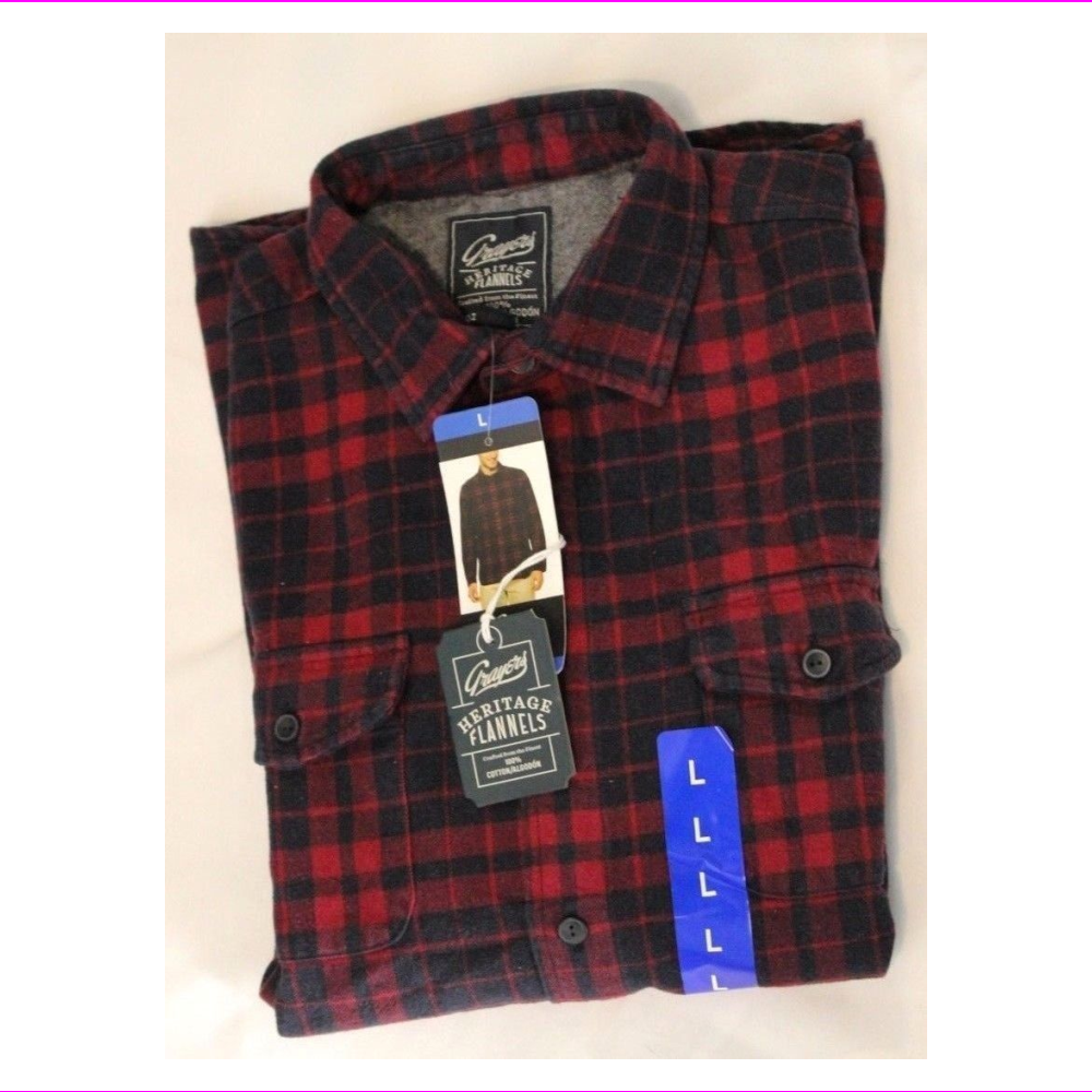 Grayers Men's Heritage Flannel Shirt 