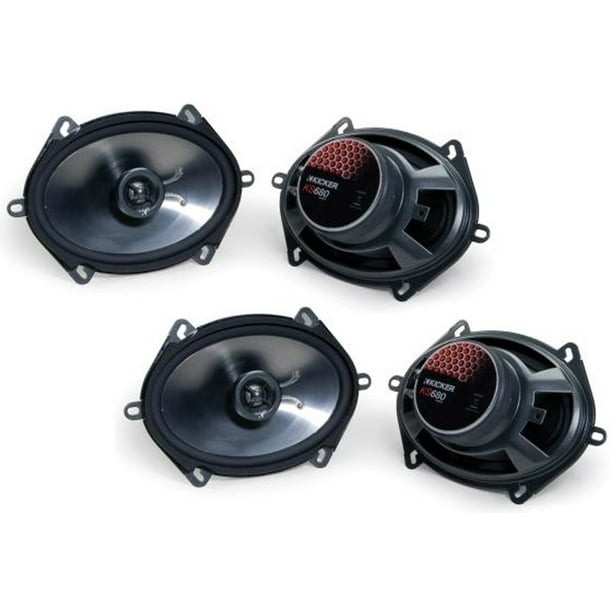 Kicker Car Audio Speaker Stereo Package With 2 Ks Series Ks690 & 8