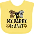 thumbnail image 3 of Inktastic Veterinarian Daddy is a Vet Boys or Girls Baby Bib, 3 of 4