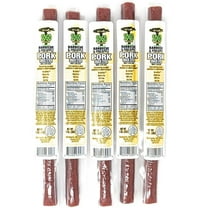 Barbeque & Pineapple Natural Pork Stick: Nitrate, MSG, Gluten, and Soy Free (1-oz Stick, 48-Count)