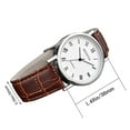 thumbnail image 4 of Classic Roman Dial Men's Watch with Calendar Function and Trendsetting Leather Strap for and Precision, 4 of 5