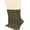 Olive Green, variant on Women's Cotton Dress Socks - 4 Pack Large - Solid Casual Crew Lightweight Calf - Sock Size 10-12 Shoe Size 8-12 L Olive Green