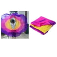 thumbnail image 4 of Bufanda de danza del vientre Macarena seda ligera multicolor, 4 of 8