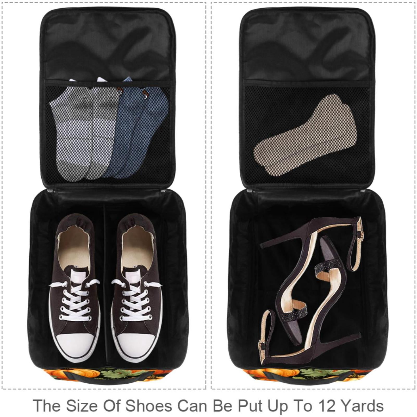 Leaves Premium Polyester Shoe Storage - 23x31cm/9x12in Shoe Boxes for Efficient Organization