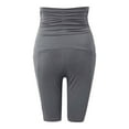 thumbnail image 5 of Bibifish Womens Maternity Leggings Knee Length High Waist Slim Fit Pants Elastic Waistband Pocket Detail Stretchy Casual Daily Wear Comfortable Maternity Pants, 5 of 6