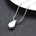 thumbnail image 6 of Family Teardrop Pendent for Ashes and Chain Cremation Jewelry for Ashes Urn Necklace for Ashes of Loved One, 6 of 7