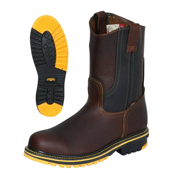 Establo Men’s Work Boot - Bull Fight Leather - Shedron 41538