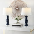 thumbnail image 5 of SAFAVIEH Lamber 26 in. Modern Art Table Lamps, Blue, Set of 2, 5 of 10