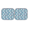 thumbnail image 7 of Goofa Rabbit And Rainbow Pattern 2 Piece Car Windshield Sun Shade Foldable | Front Windshield Shade for Sun, Heat and UV Rays | Sunshade for Car Front Window-Small, 7 of 7