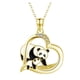 thumbnail image 1 of Collar Cadena Joyería Femenina Pandas Colgante Moda Collar Corazón Pandas Collarbone Collares Colgantes, 1 of 7
