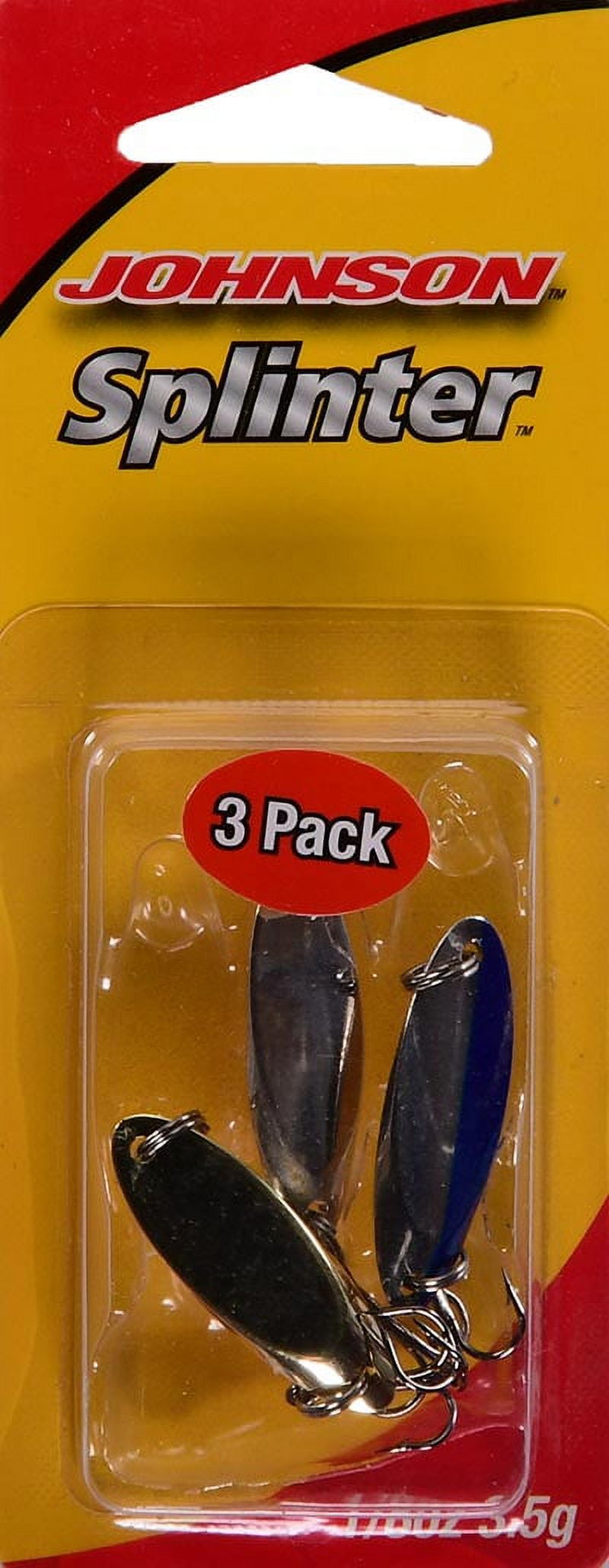 Johnson Splinter Fishing Lure, Varies, 1.4 in