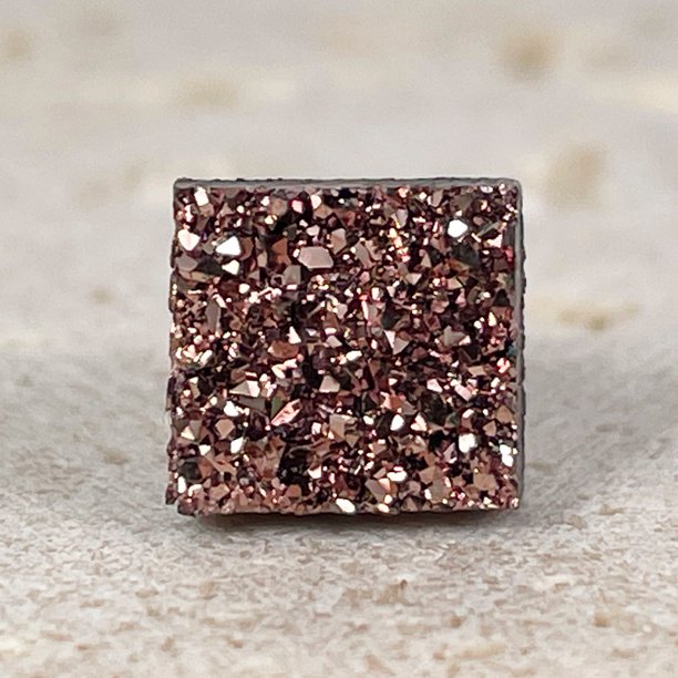 Pendientes de succión con imán de racimo de cristal sin agujero Pendientes de moda urbana para hombres y mujeres Pendientes de moda de cristal de piedra