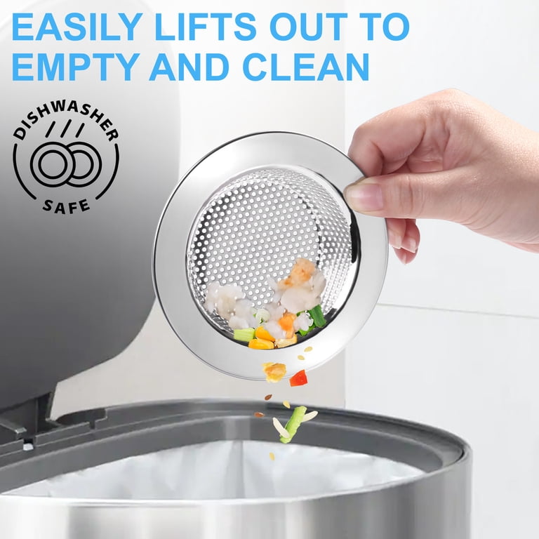 LotFancy Stainless Steel Sink Strainer, 4-Pack photo 7