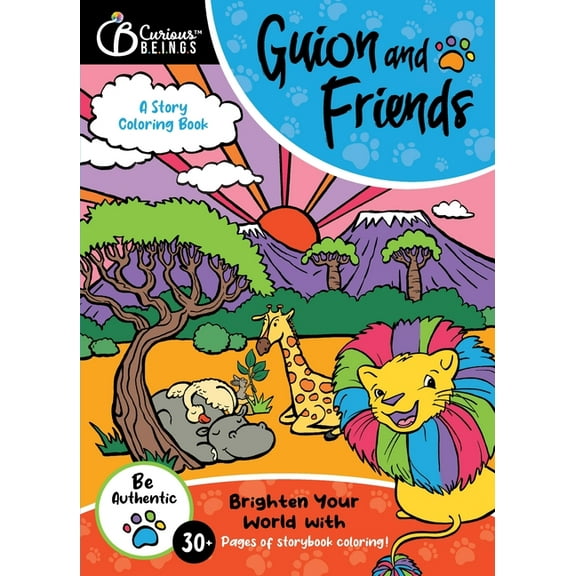 Brighten Your World with Guion & Friends! Coloring Book, (Paperback)