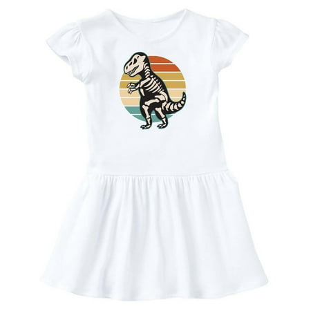

Inktastic Dinosaur Skeleton Halloween Gift Toddler Girl Dress