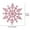 Pink, variant on cpengpj 3Pcs Christmas Snowflakes Decorations, 12cm Big Plastic Glitter White Snowflake Ornaments for Winter Indoor Outdoor Christmas Tree Holiday Window Room Decor Craft Snowflakes