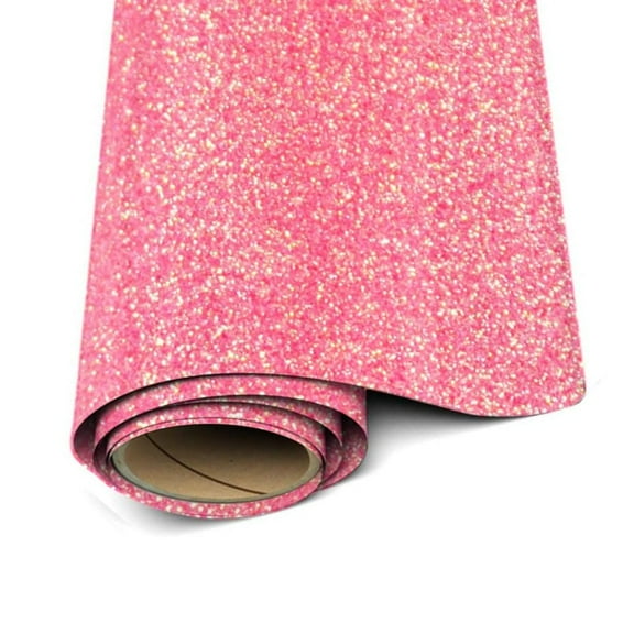 Siser Glitter Heat Transfer Vinyl –Rainbow Coral HTV Iron on Vinyl – 12” x 3 Foot ( 36 inches / 1 yard )