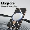 thumbnail image 4 of Dteck for iPhone 16E Case with Magnetic Ring Stand, Compatible with MagSafe, Full Camera Lens Protector, Plating Edge Shockproof Phone Cover for iPhone 16E 6.1 inch,Black, 4 of 4