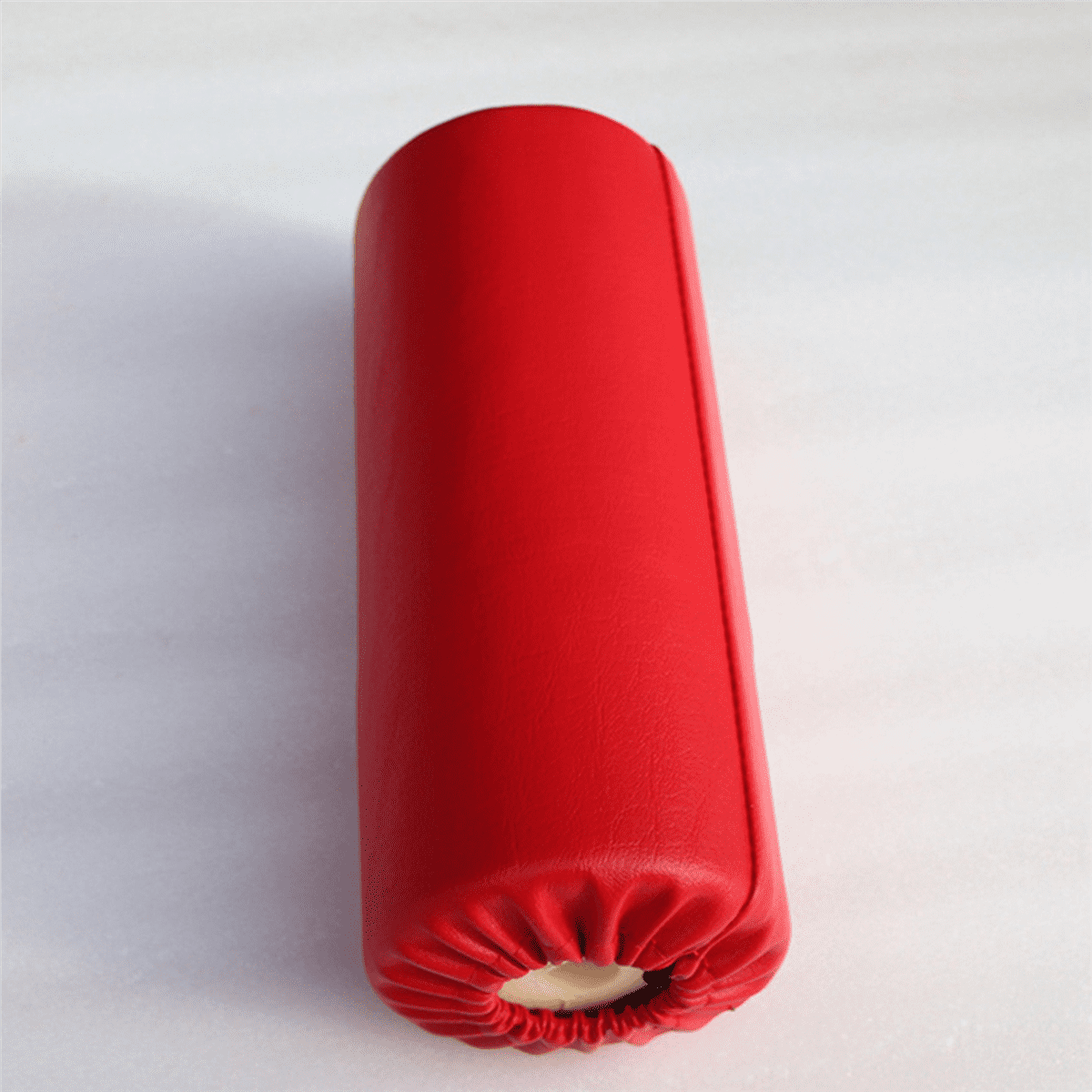 2X PU Leather Foam Foot Pad Sponge Roller Support Workout Exercise Equipment for Home Gym Weight Bench Workout Machine,2 x Foam Foot Pad Roller for Fitness Equipment,Red