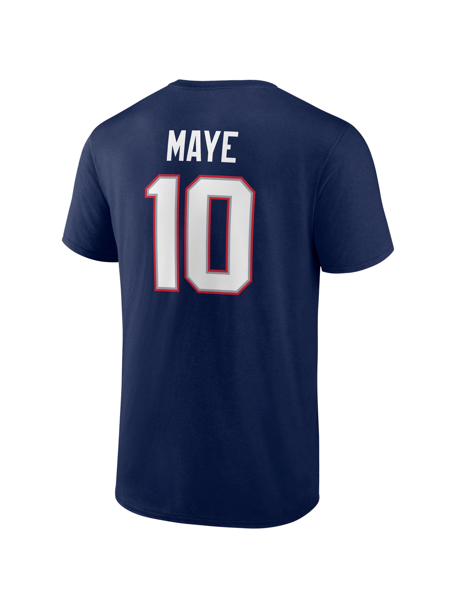 NFL Drake Maye New England Patriots Men's Player Short Sleeve T-Shirt