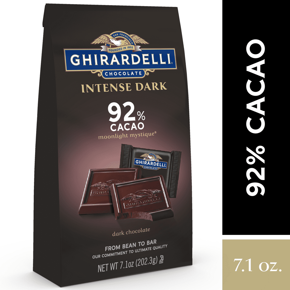 Ghirardelli Intense Dark Chocolate Squares 92 Cacao 7.1 oz