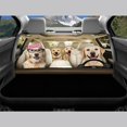 thumbnail image 6 of Uourmeti Golden Retriever Driving Print Car Seat Cover Sets 3 PCS, Car Seat Covers Set Polyester Interior Full Surround for Truck Trucks most Cars, 6 of 10