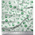 thumbnail image 1 of Soimoi Cotton Duck Fabric Chick,Egg & Rabbit Animal Printed Fabric 1 Yard 56 Inch Wide, 1 of 3