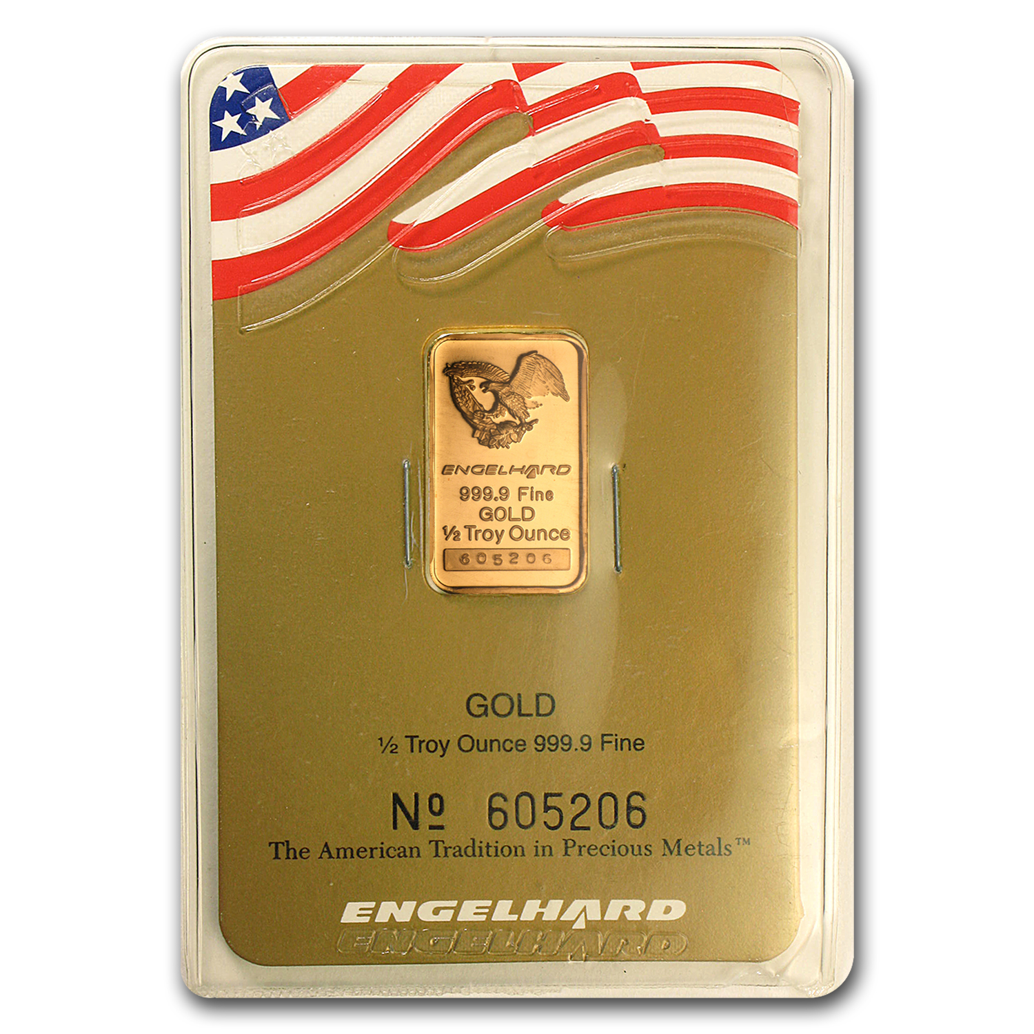 Chapado en Laton ゴールド　Mg2b Chapado en Laton ゴールド Mg2b 2 oz Gold Bar - Engelhard