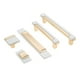 thumbnail image 1 of Modern Handle K Gold + White Contrast Color Pull Perilla de aleación Simple Style W / Dore Decor Puerta Cocina Armario Fashion Fashion Elegante, 1 of 7