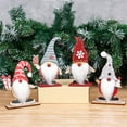 thumbnail image 1 of Fiudx Gnomo Navideño de Madera, Diseño de Duende Sin Rostro, Decoración Navideña Pintada a Mano, para Colgar En El Árbol o La Puerta, Decoración Multiusos, Temática Navideña de Invierno, Tamaño 14,5, 1 of 3