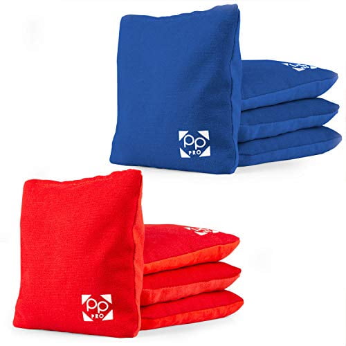 Professional Cornhole Bags Set of 8 Regulation All Weather Two Sided