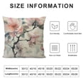 thumbnail image 6 of Acheng Home Decoration Pillowcase Cushion Cover Abstract Asian Art Morning Glory Throw Pillow Case Chic Design Double Sided Printed European,Set of 2 White, 6 of 6