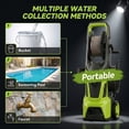 thumbnail image 4 of OHHANI Electric Pressure Washer, 2030 PSI 2.4 GPM, GFCI Plug, 4 Nozzles, Foam Cannon, for Car, Driveway and Patio Cleaning, 4 of 10