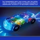 thumbnail image 4 of Juguete intermitente para niños Fiudx luz transparente música LED colorida engranaje mecánico coche luminoso modelo regalo, 4 of 7