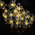 thumbnail image 4 of Encendiendo Lámpara 20/50LED Solar Cherry Blossom String Light Patio exterior de guirnalda decorativa, 4 of 9