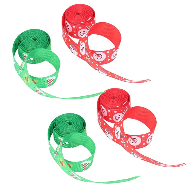 Gift Ribbon, Eye Catching Red Ribbon 5 Yards Per Roll Premium Material For DIY For Wreath For Bow