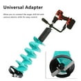 thumbnail image 3 of Ice Drill Auger, 8 Inch Impact and Rust Resistant Universal Adapter Diggers Auger Drill Bit  for Deep Waters, 3 of 7