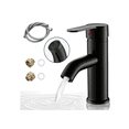 thumbnail image 2 of Grifo Mezclador De Encimera Para Baño De Acero Inoxidable Mate  Lab.G Negro, 2 of 5