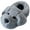 Grey, variant on 1-10Y Toddler Dog Slippers Boys Girls Funny Plush House Shoes Kids Cute Animal Winter Non Slip Indoor Walking Slipper Brown