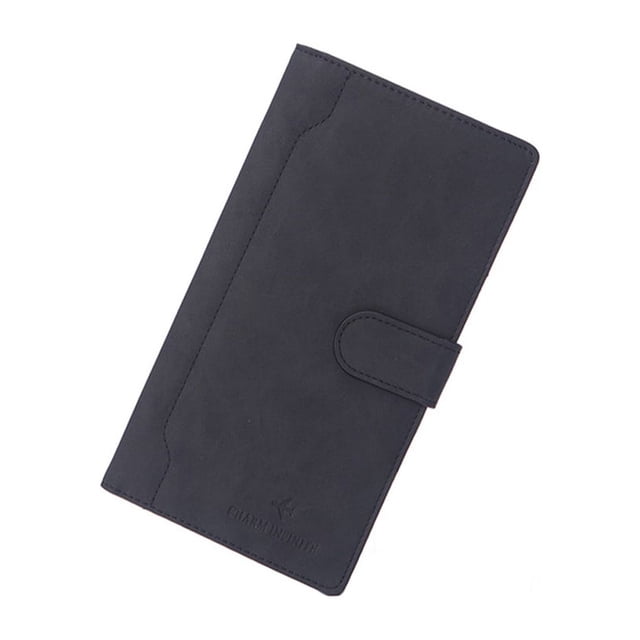 Cartera para tarjeta de identificación Qarigey soporte de almacenamiento para pasaporte Carteras Negro