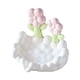 thumbnail image 2 of Jabonera para baño con forma de flor, duradera y sin perforaciones. flor blanca, 2 of 9