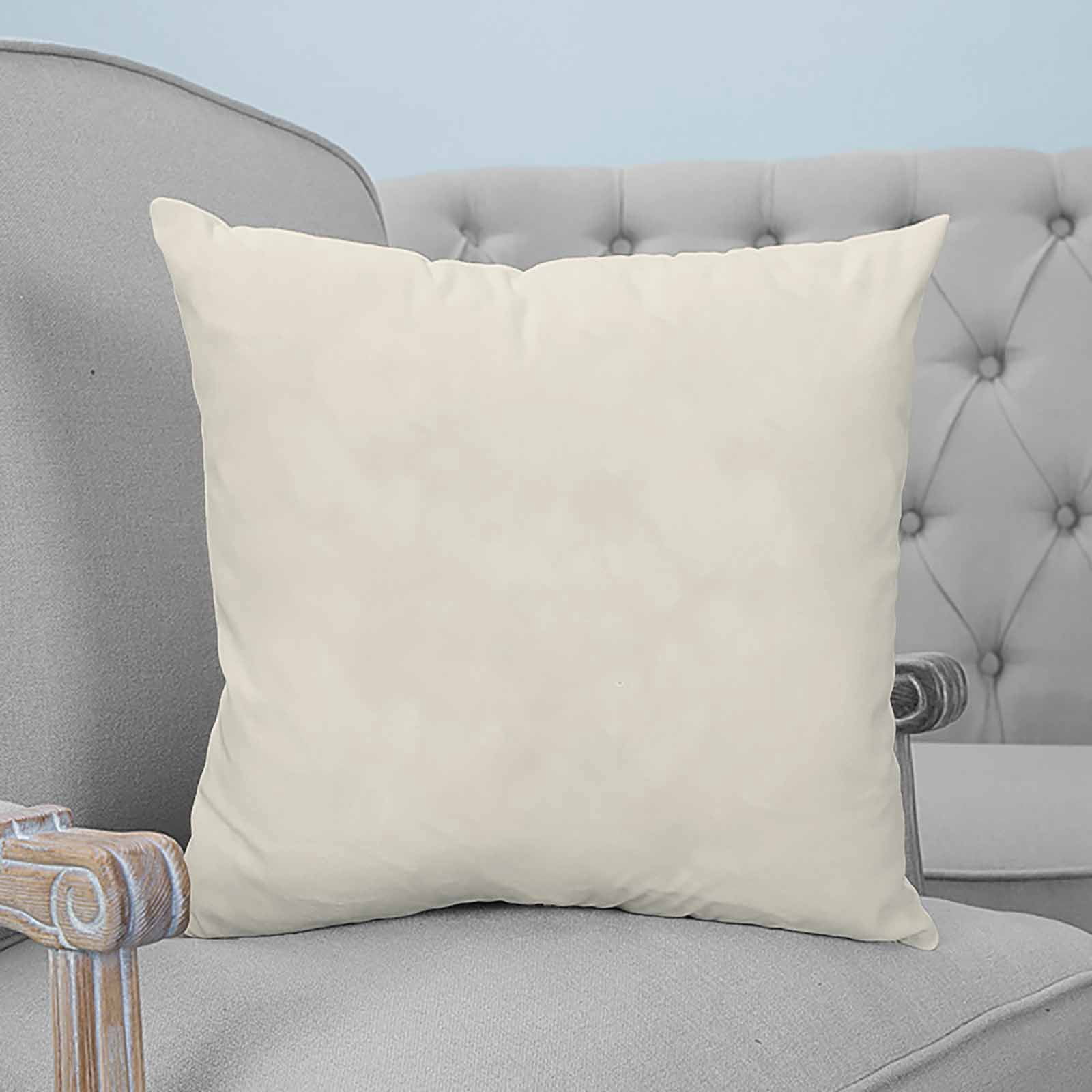 Cream 26x26 Pillow Covers Set of 2, Farmhouse Solid Beige Color Modern Art Throw Pillow Covers Decorative Couch Cushion Case, Microfiber Square Pillowcases for Bedroom Car Living Room