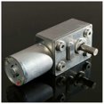 thumbnail image 4 of GW370 12V 6rpm Reversible High Worm Geared Motor Torque Turbo DC Motor 35A, 4 of 5